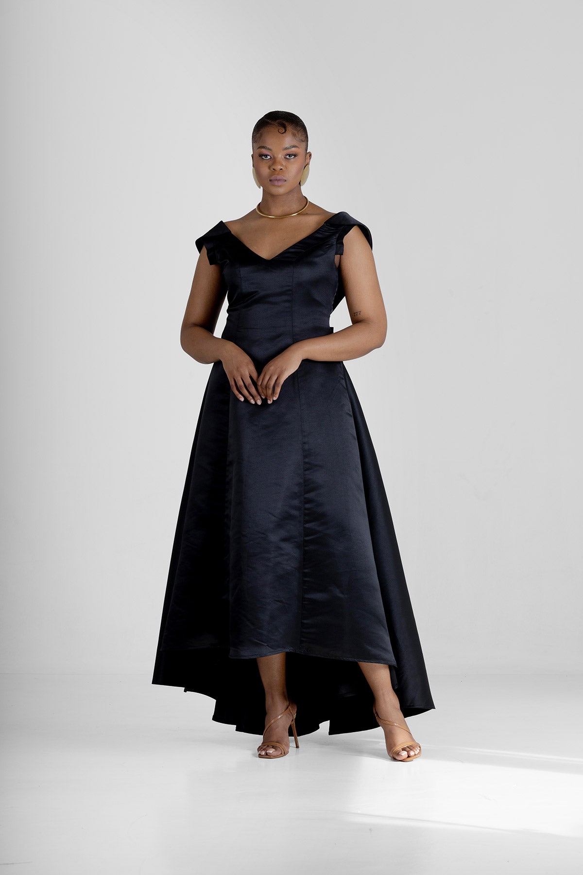 Frida Black Classic Maxi Dress The Space SA Frida Black Classic Maxi Dress The Space SA