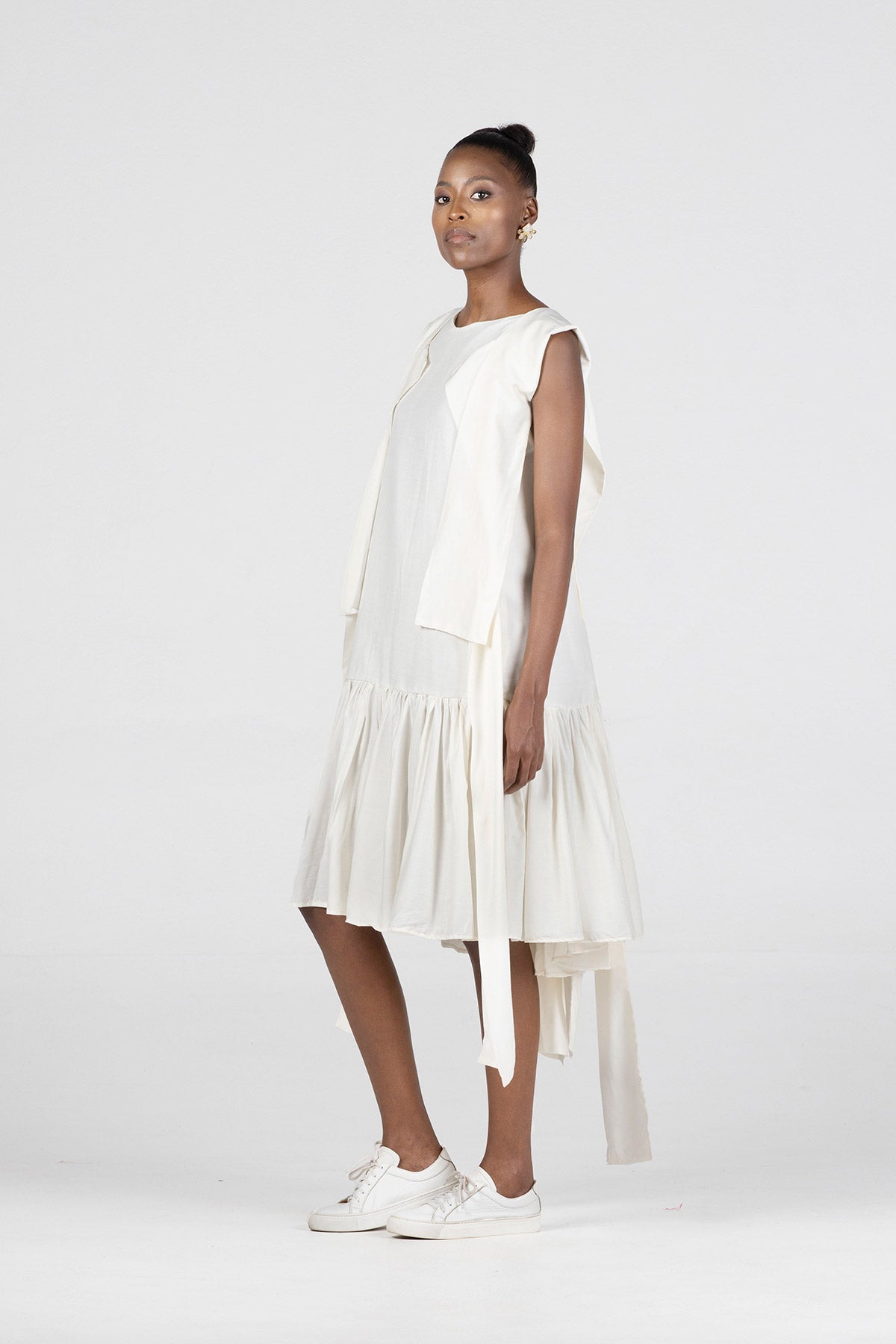 Urban Zulu Dadi Short Cream Dress  The Space SA
