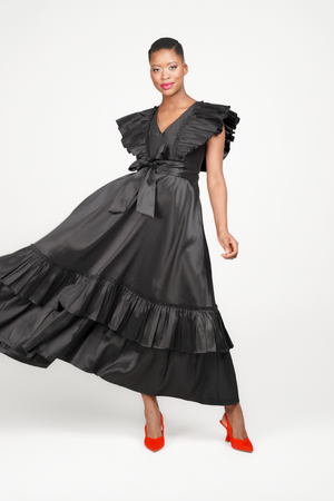 Frida Black Aigle Dress