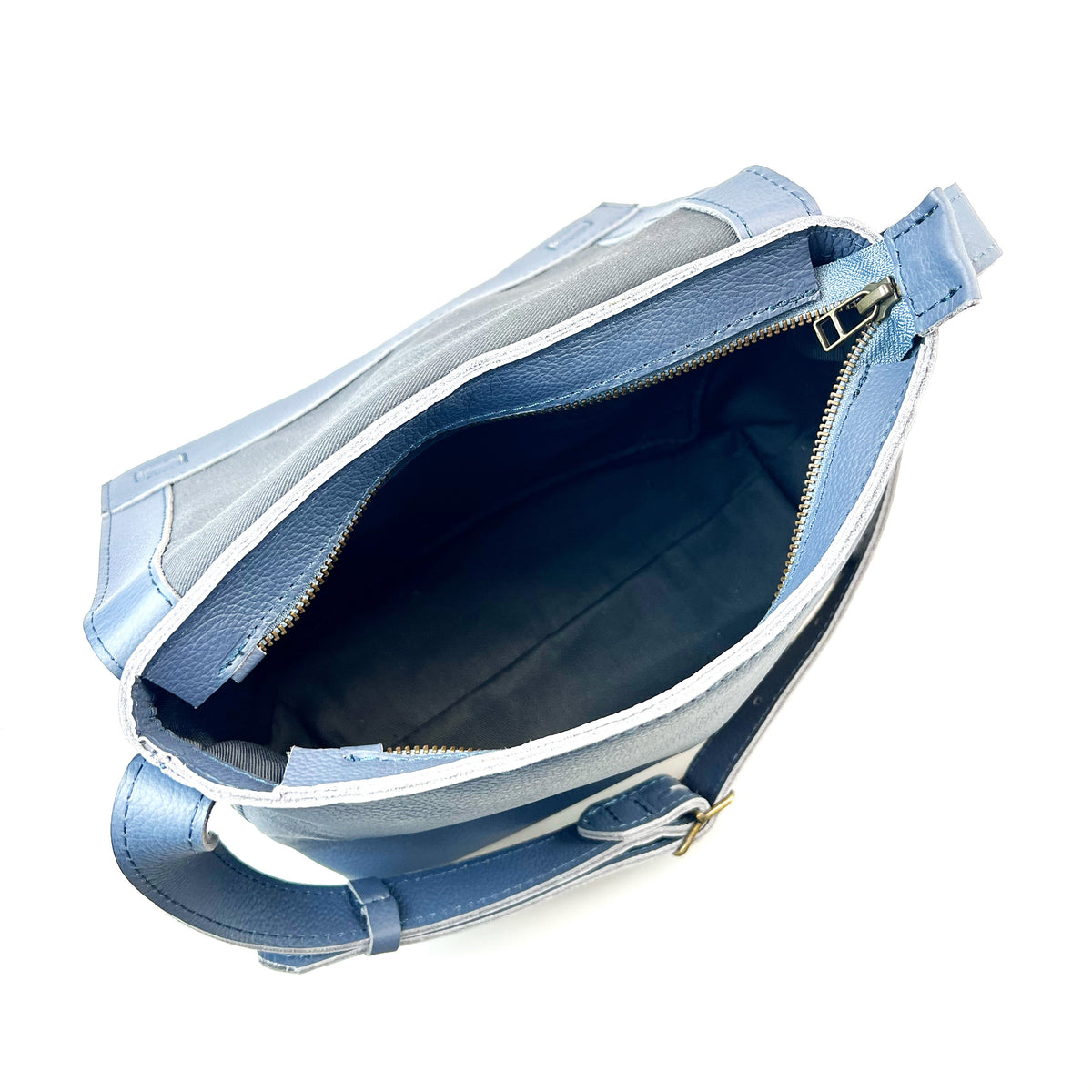 Antelo Astrid Prism Pebble Leather Crossbody Orion Blue The Space SA