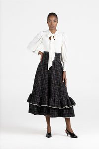 Ntonga Vintage Monochrome Plaid