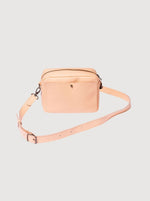 Antelo Nixie Leather Camera Crossbody - Peach Haze