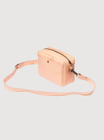 Antelo Nixie Leather Camera Crossbody - Peach Haze
