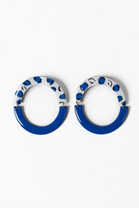 Marabou Bihoop Blue Studs