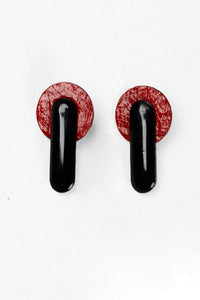 Marabou Isago Studs Red