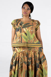 Colleen Eitzen Autumn Hibiscus New Cat Top