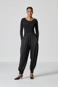 Amanda Laird Cherry Bali Black Pants