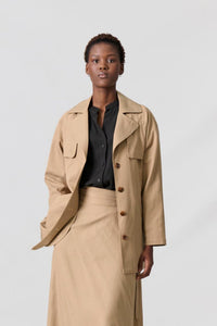 Amanda Laird Cherry Draken Coat
