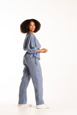 Colleen Eitzen Navy Linen Look Chelsea Pants