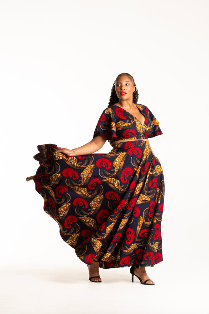 Angalia Ndebele Maxi Skirt