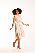 Frida Cream Vogue Vintage Dress