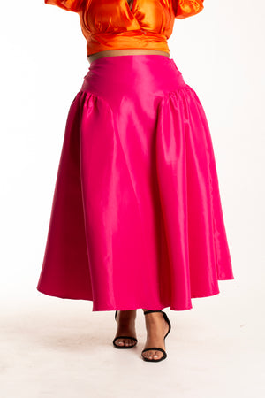 Frida Cerise Tee Skirt