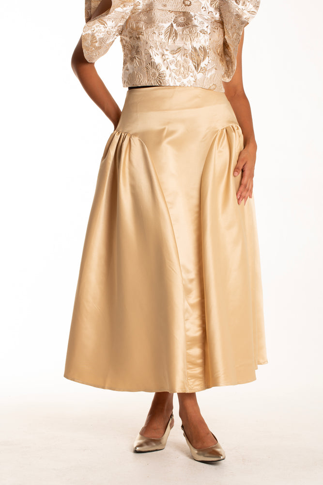 Frida Gold Maxi Tee Skirt