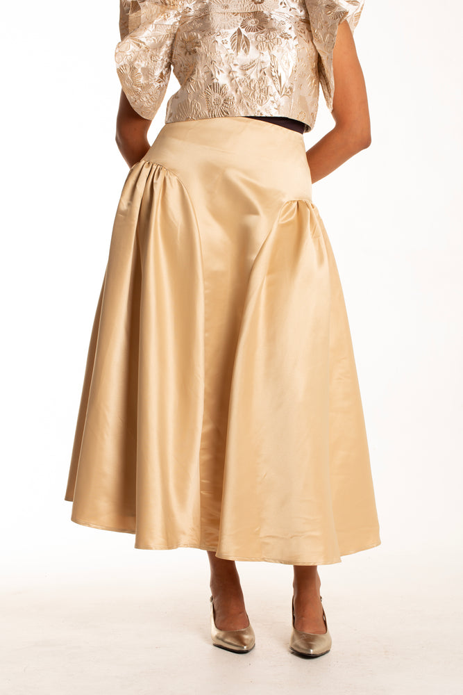 Frida Gold Maxi Tee Skirt