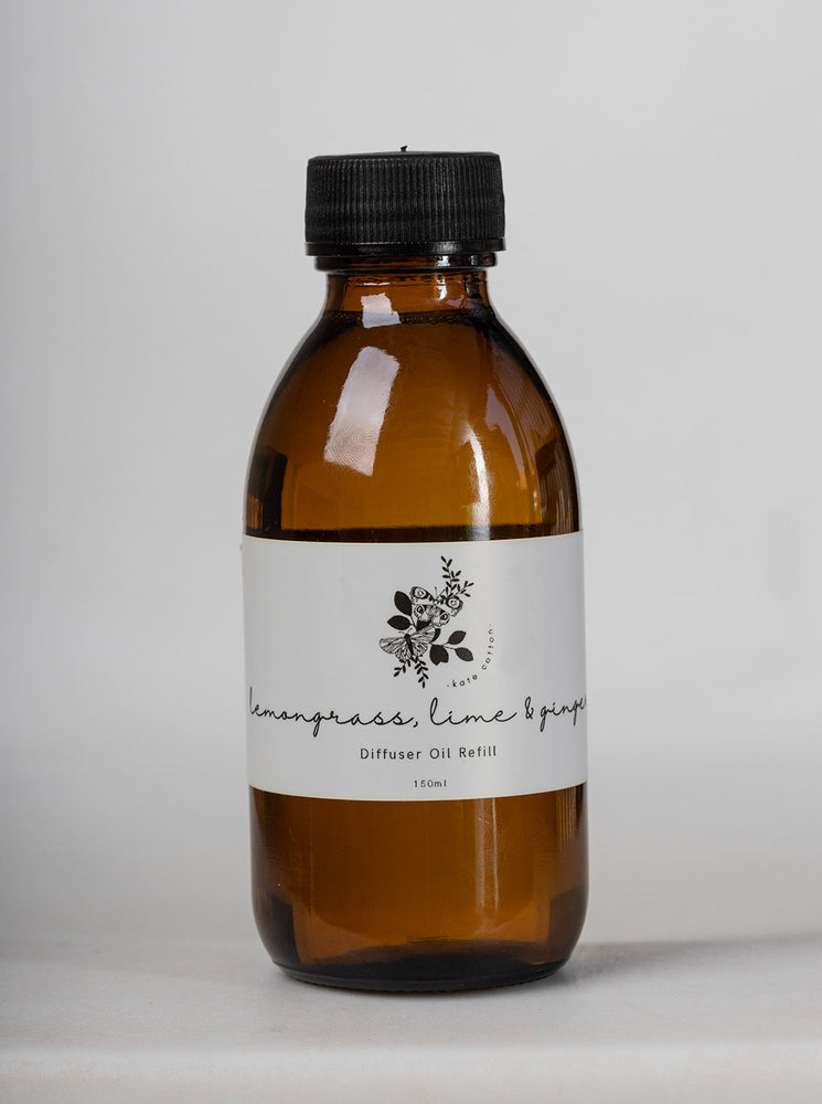 Home Industry Diffuser Oil Refill 150Ml Lemongrass, Lime And Ginger