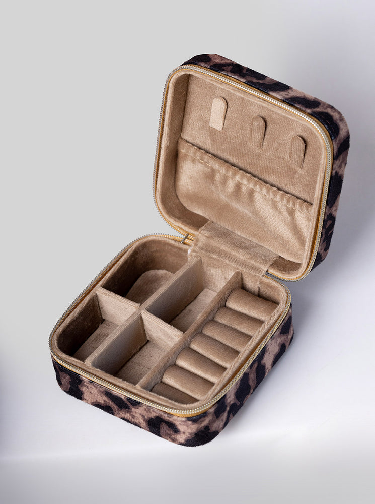 Home Industry Leopard Print Jewellery Box