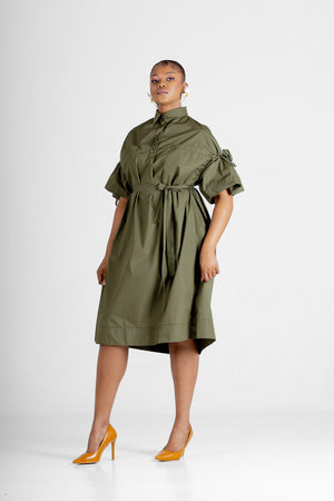 Colleen Eitzen Olive New Franca Dress