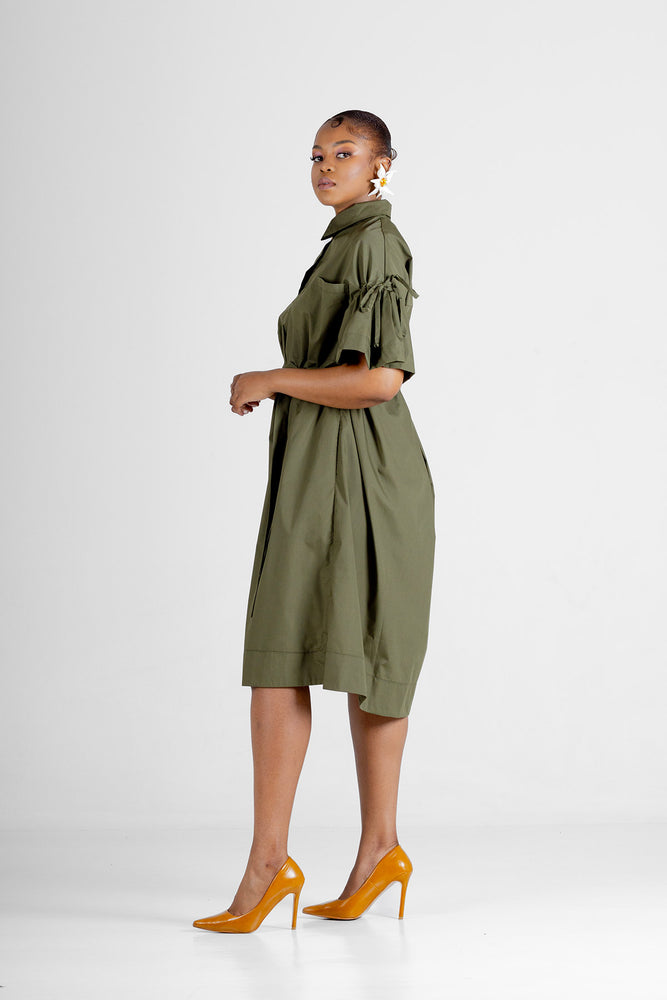 Colleen Eitzen Olive New Franca Dress