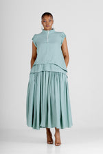 Colleen Eitzen Light Sage Turkish Linen Cat Top