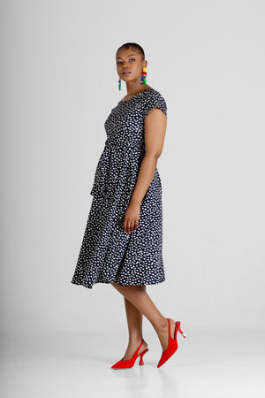 Amanda Laird Cherry Lessa Dress