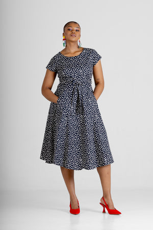 Amanda Laird Cherry Lessa Dress