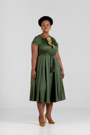 Amanda Laird Cherry Lessa Dress