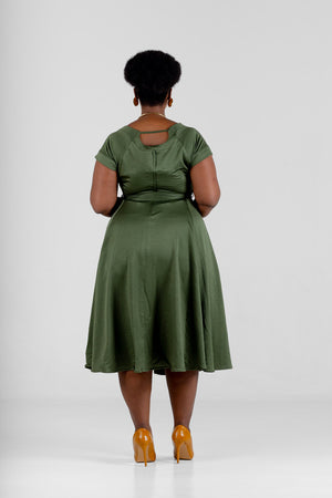 Amanda Laird Cherry Lessa Dress