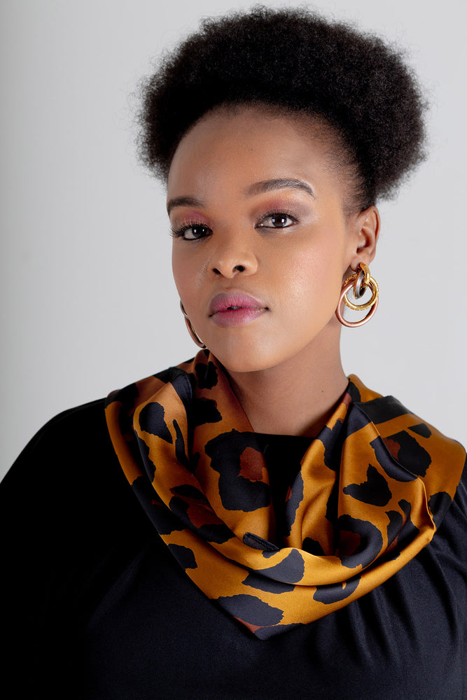 Home Industry Animal Print Scarf