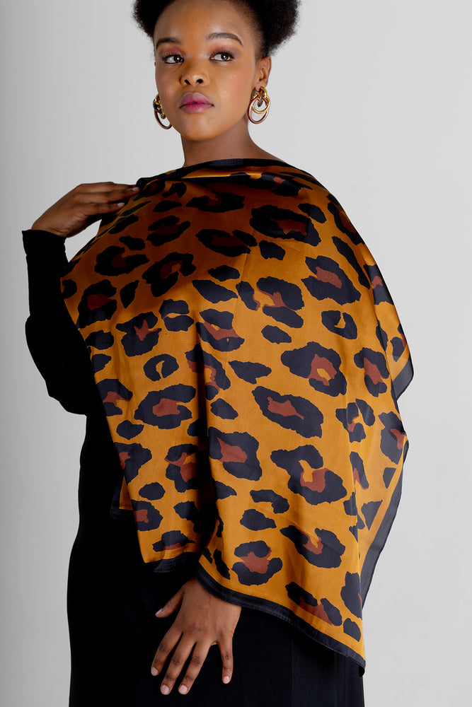 Home Industry Animal Print Scarf