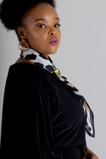Home Industry Light Leopard Print Scarf