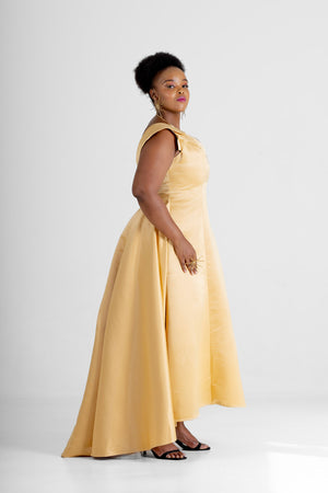 Frida Gold  Classic Maxi  Dress
