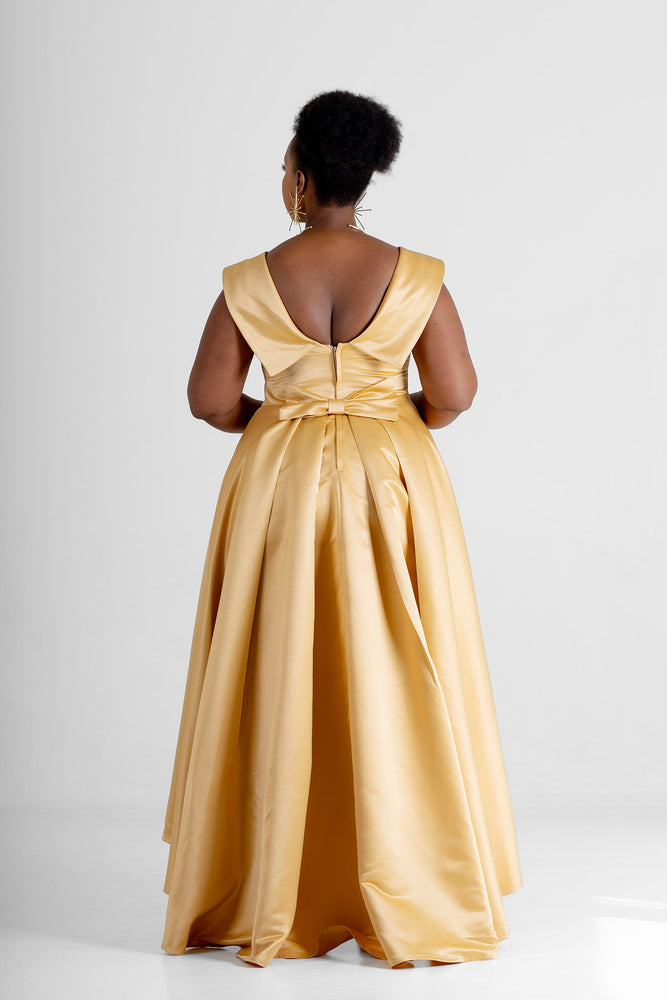 Frida Gold  Classic Maxi  Dress