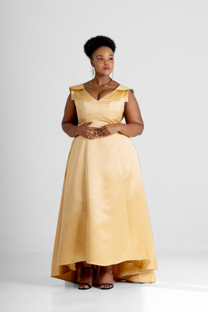 Frida Gold  Classic Maxi  Dress