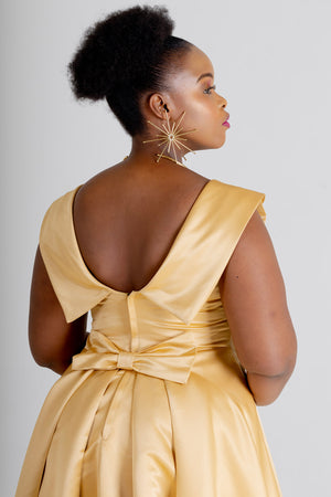 Frida Gold  Classic Maxi  Dress