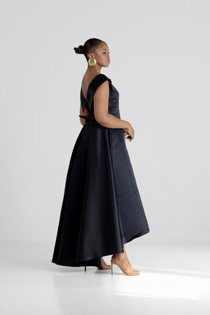 Frida Black Classic Maxi Dress