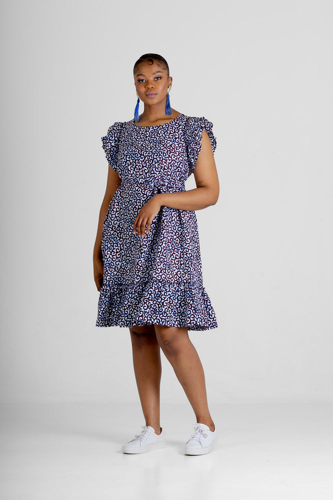Frida Black/White Nomali Dress