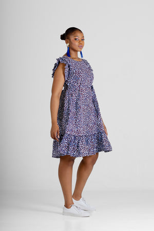 Frida Black/White Nomali Dress