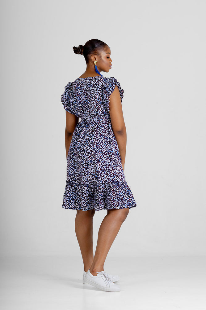 Frida Black/White Nomali Dress