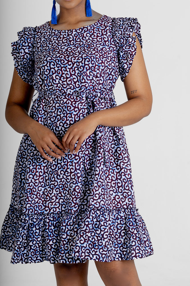 Frida Black/White Nomali Dress