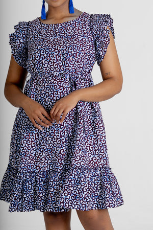 Frida Black/White Nomali Dress