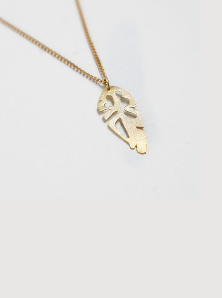 Peachyplum Leaf Pendant