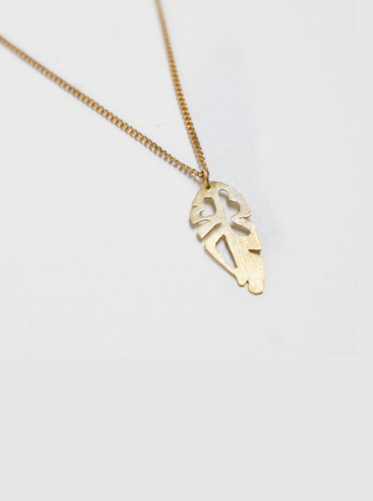 Peachyplum Leaf Pendant