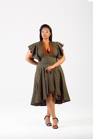 Ona Classic Carrol V Dress