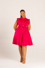 Frida Cerise Pink Yves Dress