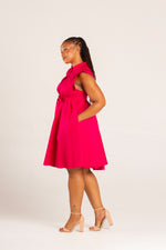 Frida Cerise Pink Yves Dress