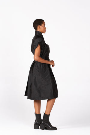Colleen Eitzen Black Taffeta Kim Dress
