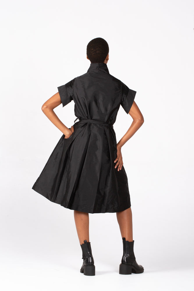 Colleen Eitzen Black Taffeta Kim Dress