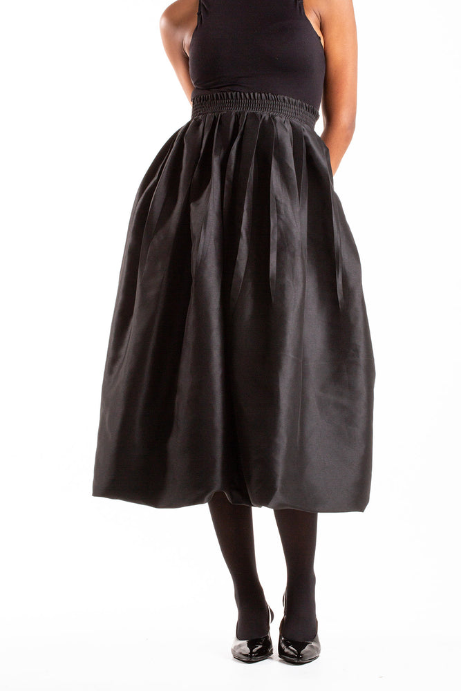 Frida Black Bubble Skirt