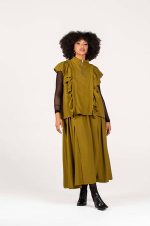 Colleen Eitzen Chartreuse Twill Airflow Luna Top