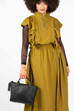 Colleen Eitzen Chartreuse Twill Airflow Luna Top